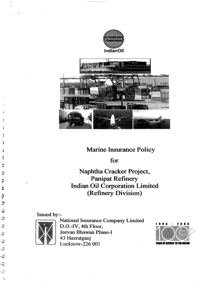 Marine Insurance Policy PDF