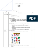 Activity Plan English Club Level 2 Meeting 11 Sem 2