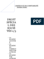 Droit Des Sociétés Ii