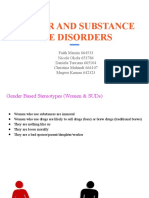 Gender and Substance Use Disorders