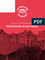 Programa Electoral de Primàries Granollers