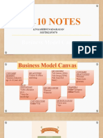 10 10 Notes: Business Model Canvas