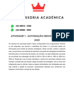 Atividade 1 - Automação Industrial - 52 2023