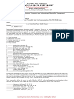 Learning Task No. 1 - Personality Test