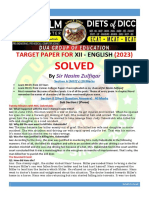 XII Eng Target Paper 2023 (Sir Nasim Zulfiqar)