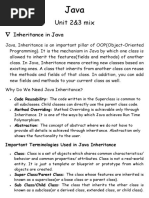 Java Notes For Minor 2