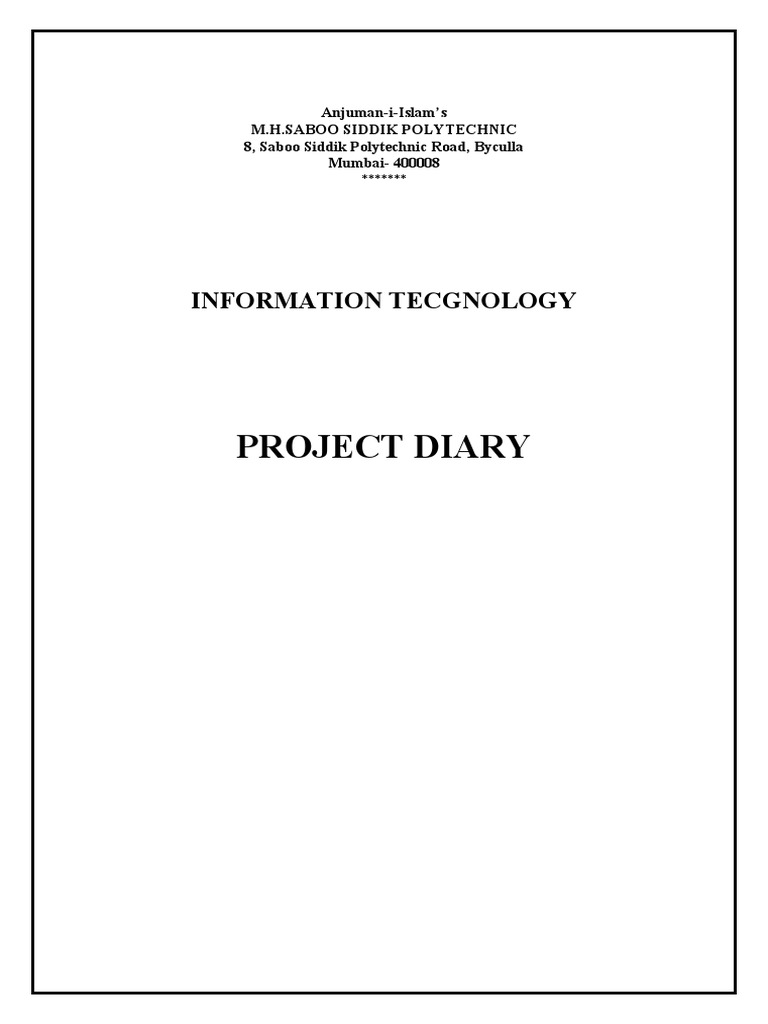 If Log Book PDF