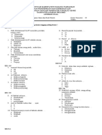 Soal PTS Pai KLS 1