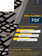 Mine Planning Dasar