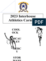 Athletics Carnival Program 2023