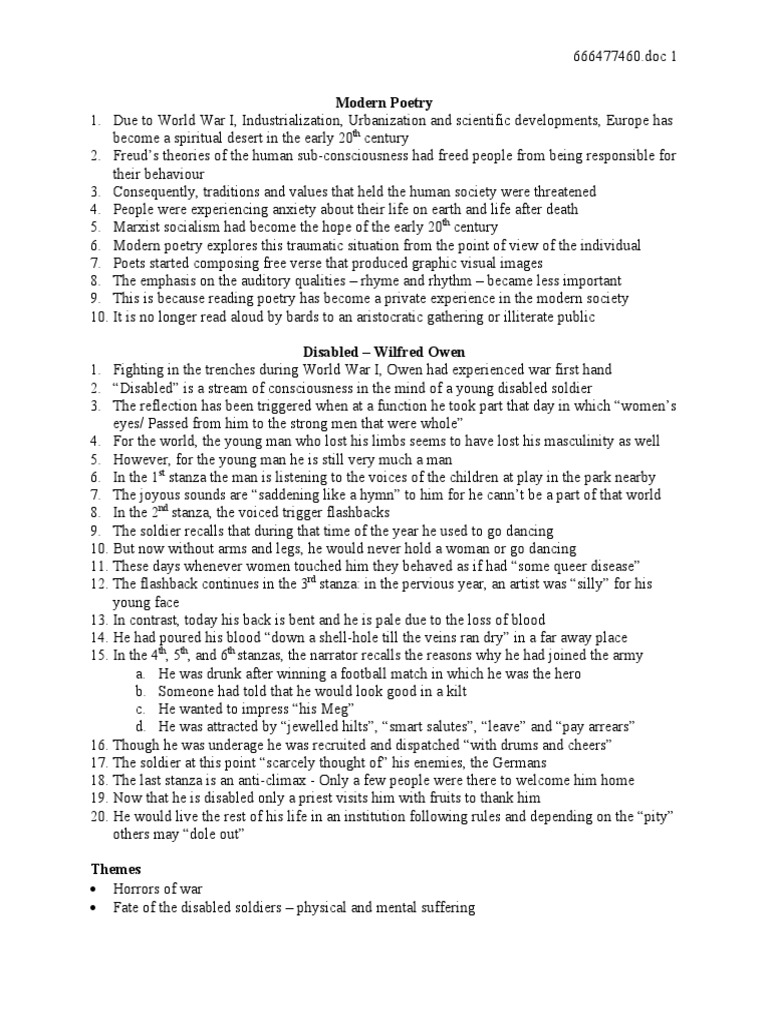 Modern Poetry PDF Poetry