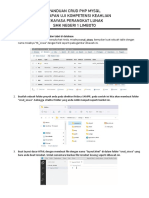 Panduan Crud PHP Mysql