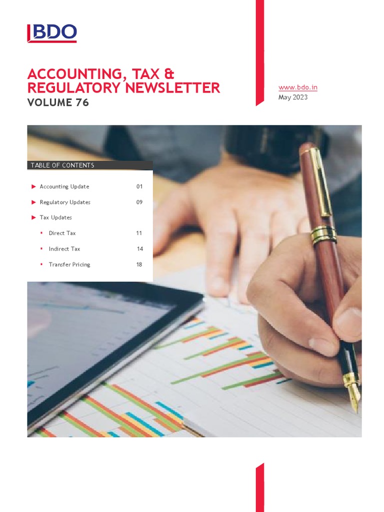 BDO India Newsletter - May 2023 | PDF | Income Statement | Fair Value