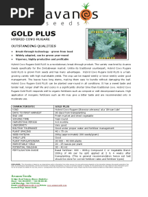 Covo Rugare Gold PLUS