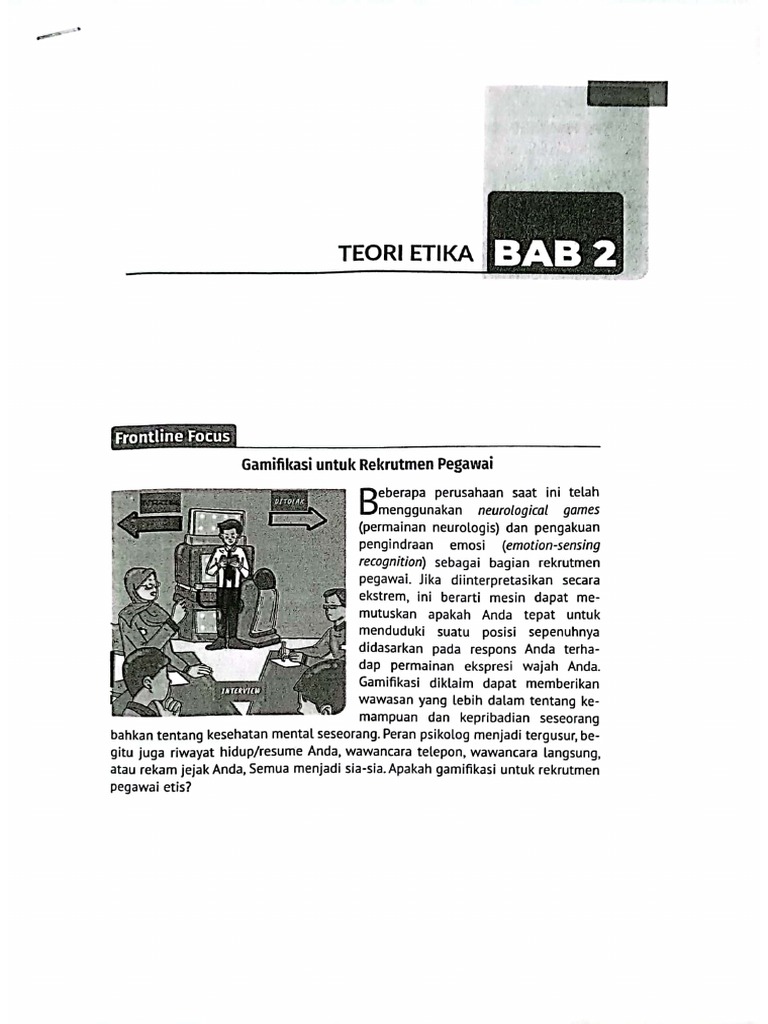 Bab 2 - Teori Etika | PDF