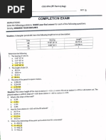 Surveying Formulas | PDF | Angle | Geometric Measurement