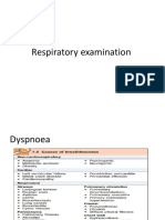 Respiratory 20 Examination