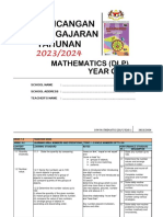 RPT Math DLP Year 1 2023-2024