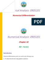 Numerical Differentiation 1
