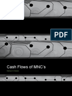 Cash Flows of MNC's