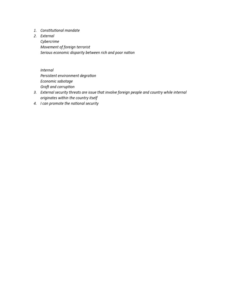 Constitutional Mandate PDF