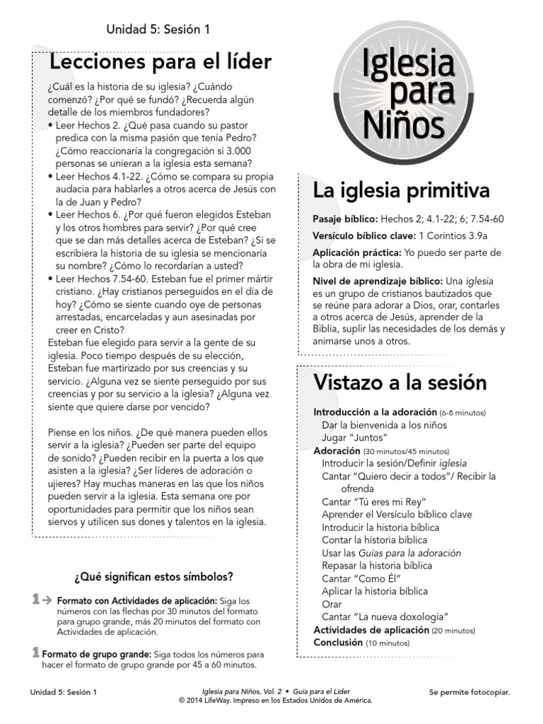 Actividades de Iglesia para Niños | PDF | Iglesia cristiana | Jesús