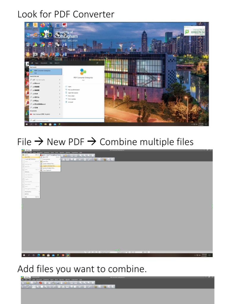 How To Combine PDFs | PDF