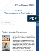 Lecture 5 Geographical, Climatic, Religious, Social, Historical Aspects of Architecture.
