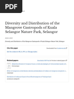 Diversity and Distribution of the Mangrove Gastropods of KSNP