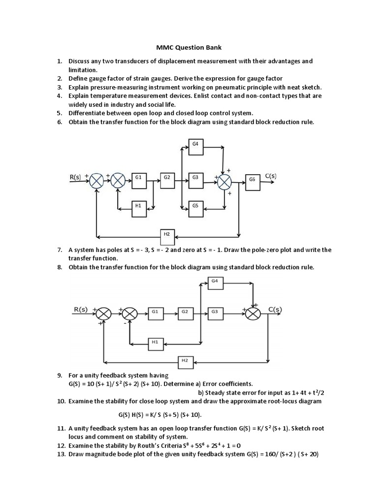 MMC Question Paper Overview | PDF