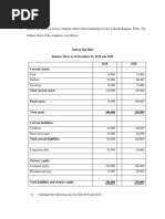 Financial Ratio Questions 1