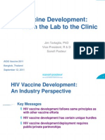 Vaccine Development, From The Lab To The Clinic (Jim Tartaglia)