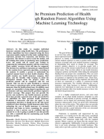 Interpreting The Premium Prediction of Health Insurance Through Random Forest Algorithm Using Supervised Machine Learning Technology