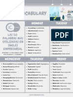 50 Vocabulario Ingles Empresarial