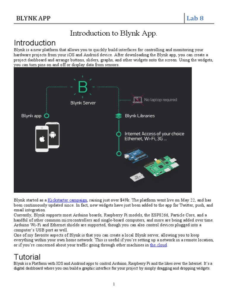 Lab 8 (1) Iot | PDF | Arduino | Ios