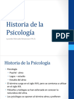 Historia de La Psicologia