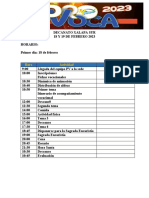 Propuesta de Horario - Provoca - Decanato Sur