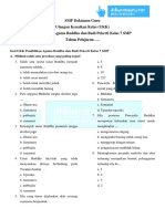 (WWW - Dokumenguru.com) Soal Ulangan Kenaikan Kelas (UKK) Pendidikan Agama Buddha Kelas 7 SMP Lengkap Dengan Pembahasan