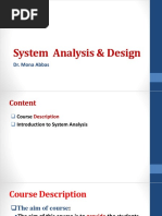 System Analysis & Design Lect