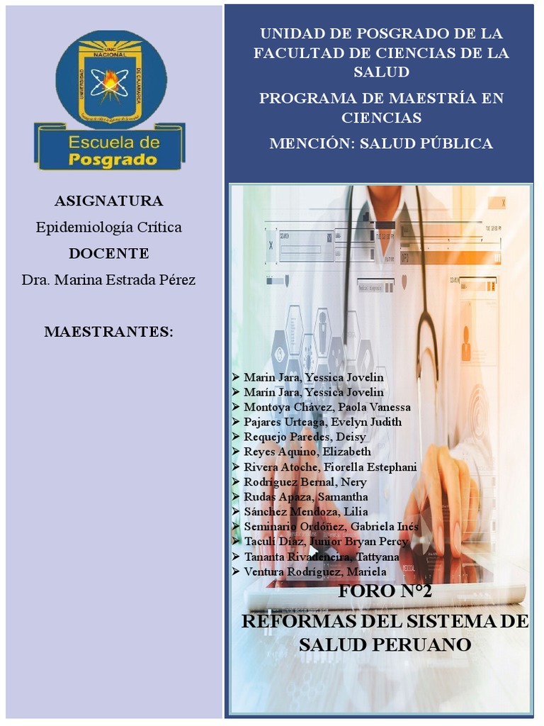 Reformas del Sistema de Salud en Perú | PDF | Perú | Gestión de ...