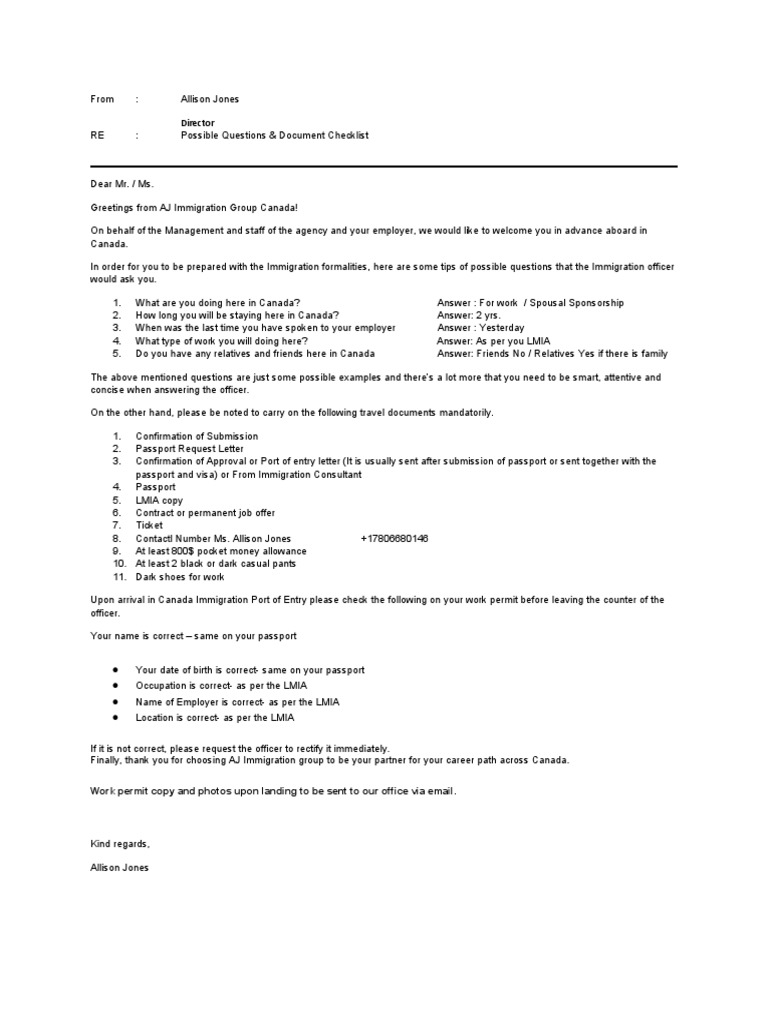 Travel Documents Checklist PDF Passport Human Migration