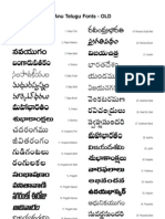 ANU Telugu New Fonts