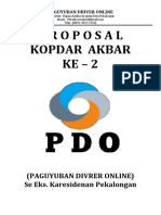 Proposal Kegiatan Kopdar Pdo