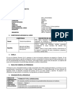 Silabo - Derecho Procesal II - DER 703 - 2022-2