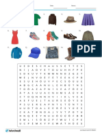 Word Search Clothes