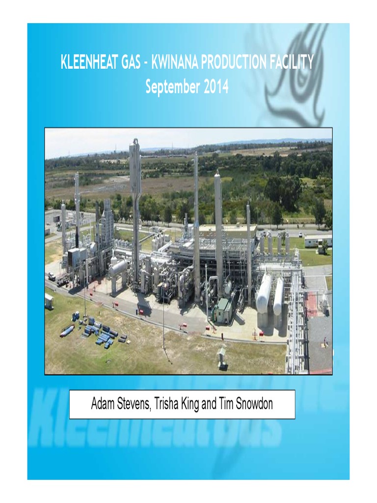 Kleenheat Presentation 2014 PDF Liquefied Natural Gas Propane