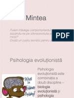 Prezentare 4 - Mintea