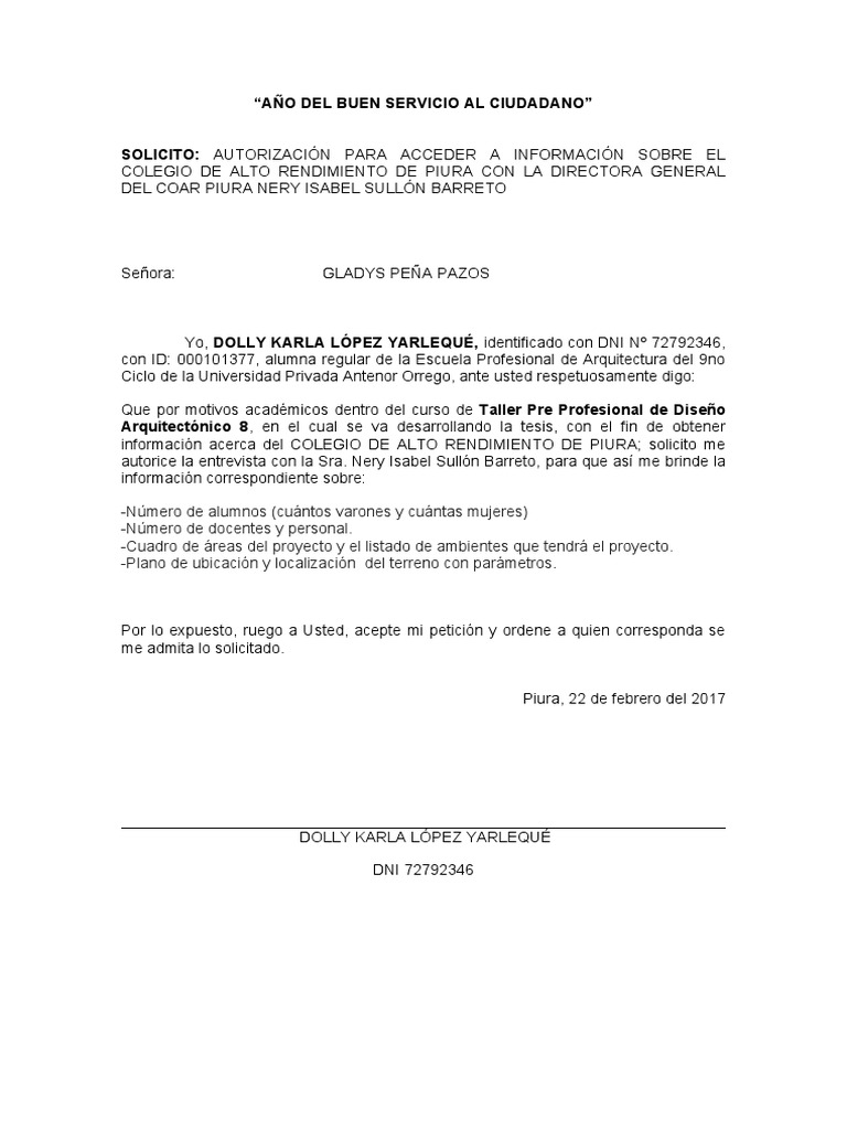 Solicitud minedu pdf