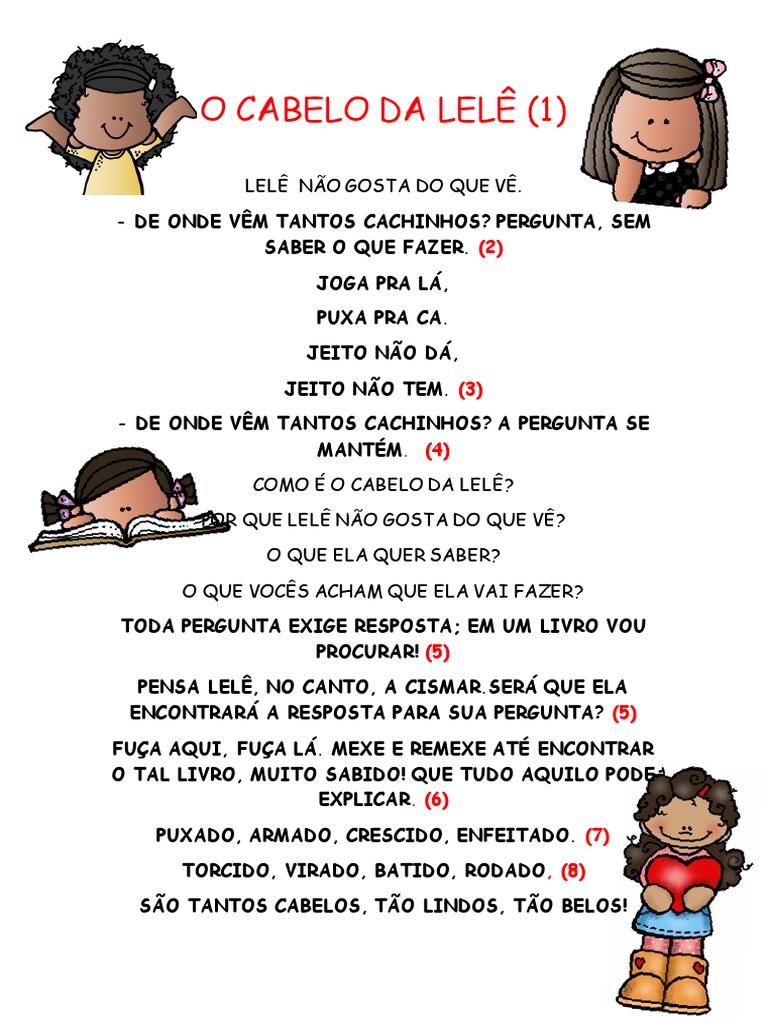 A História do Cabelo da Lelê | PDF