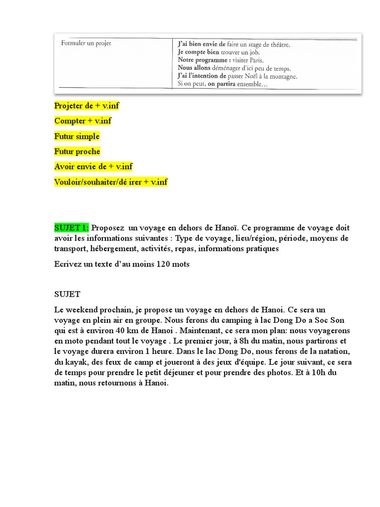 comment monter un projet de voyage scolaire
